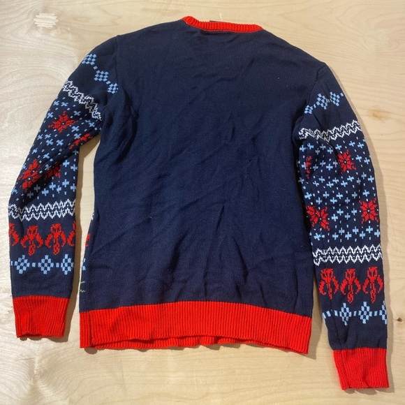 Men's Star Wars Navy Sweater Size Large (B) - Picture 9 of 9